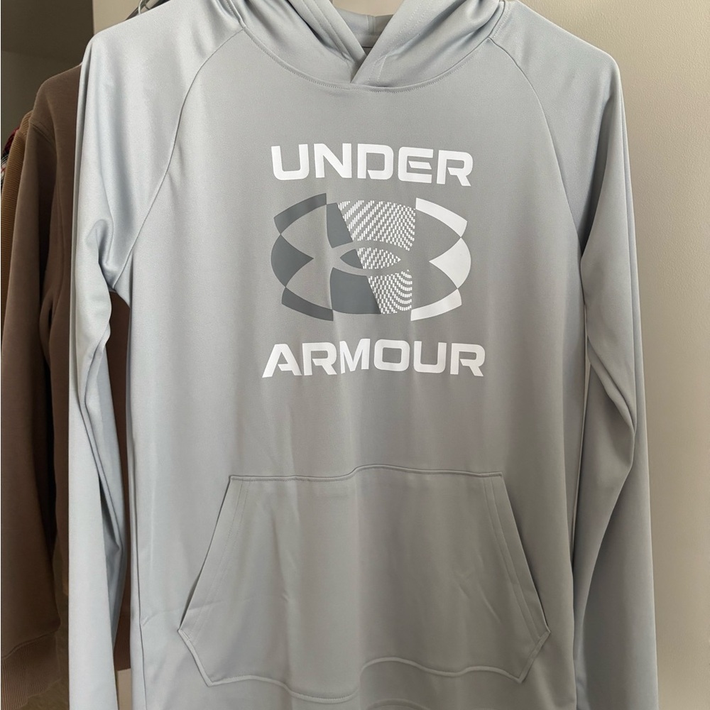 Under Armour Light Gray Pullover Hoodie